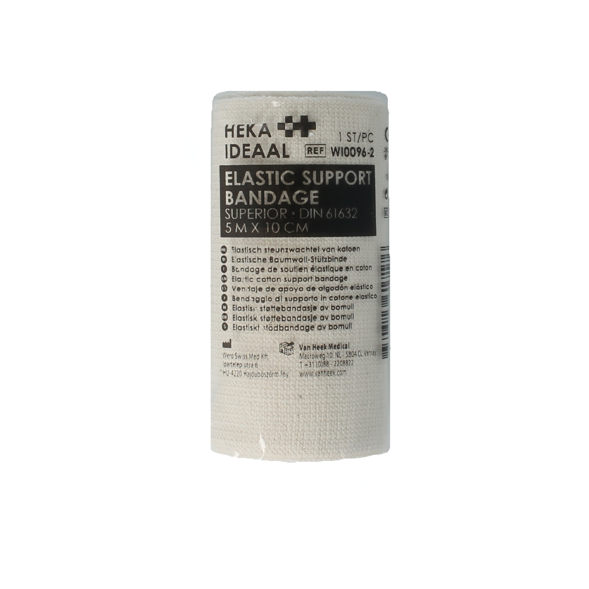 Heka Ideaal support zwart 5m x 10cm 1.00 Stuks