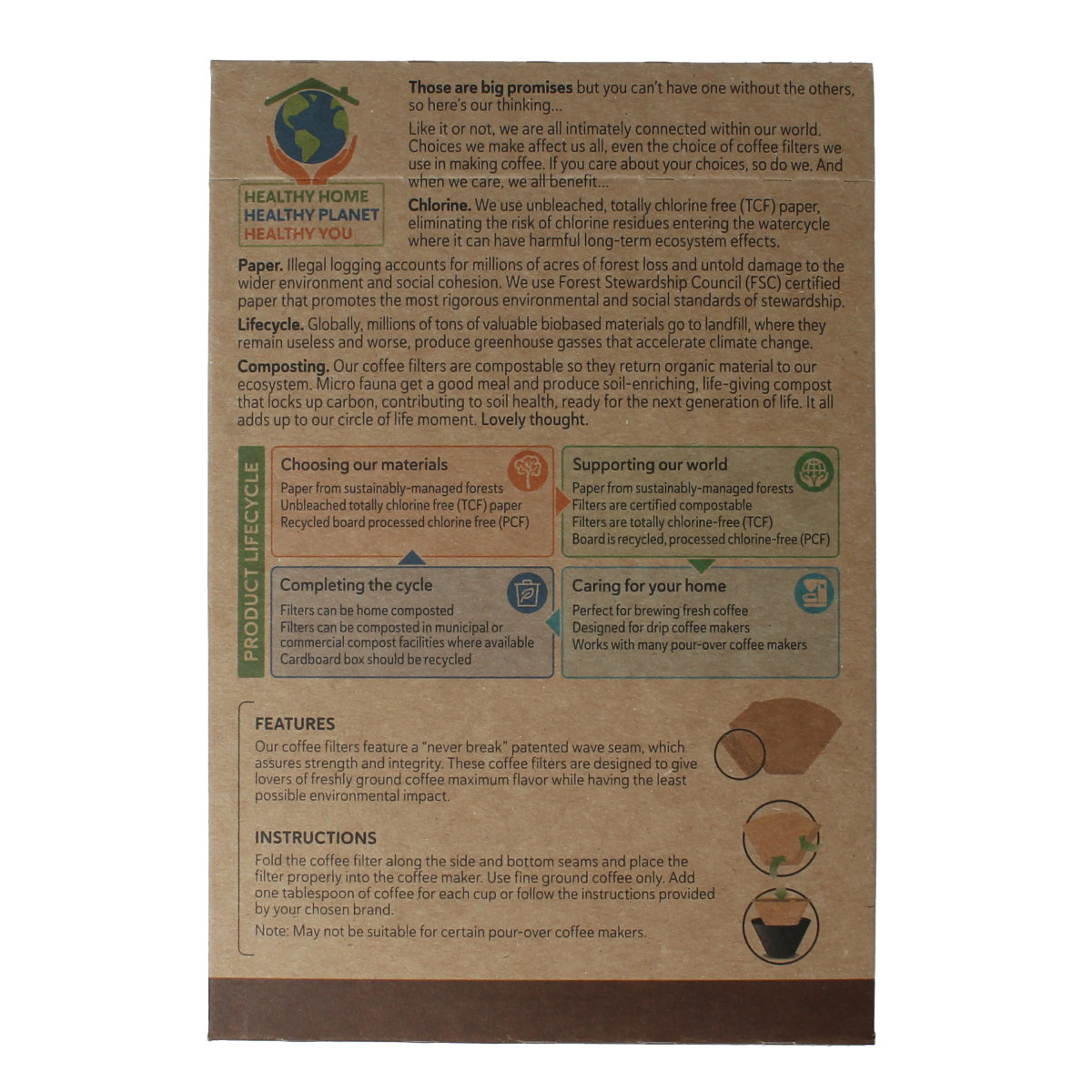 If You Care Koffiefilters no. 2 100.00 Stuks