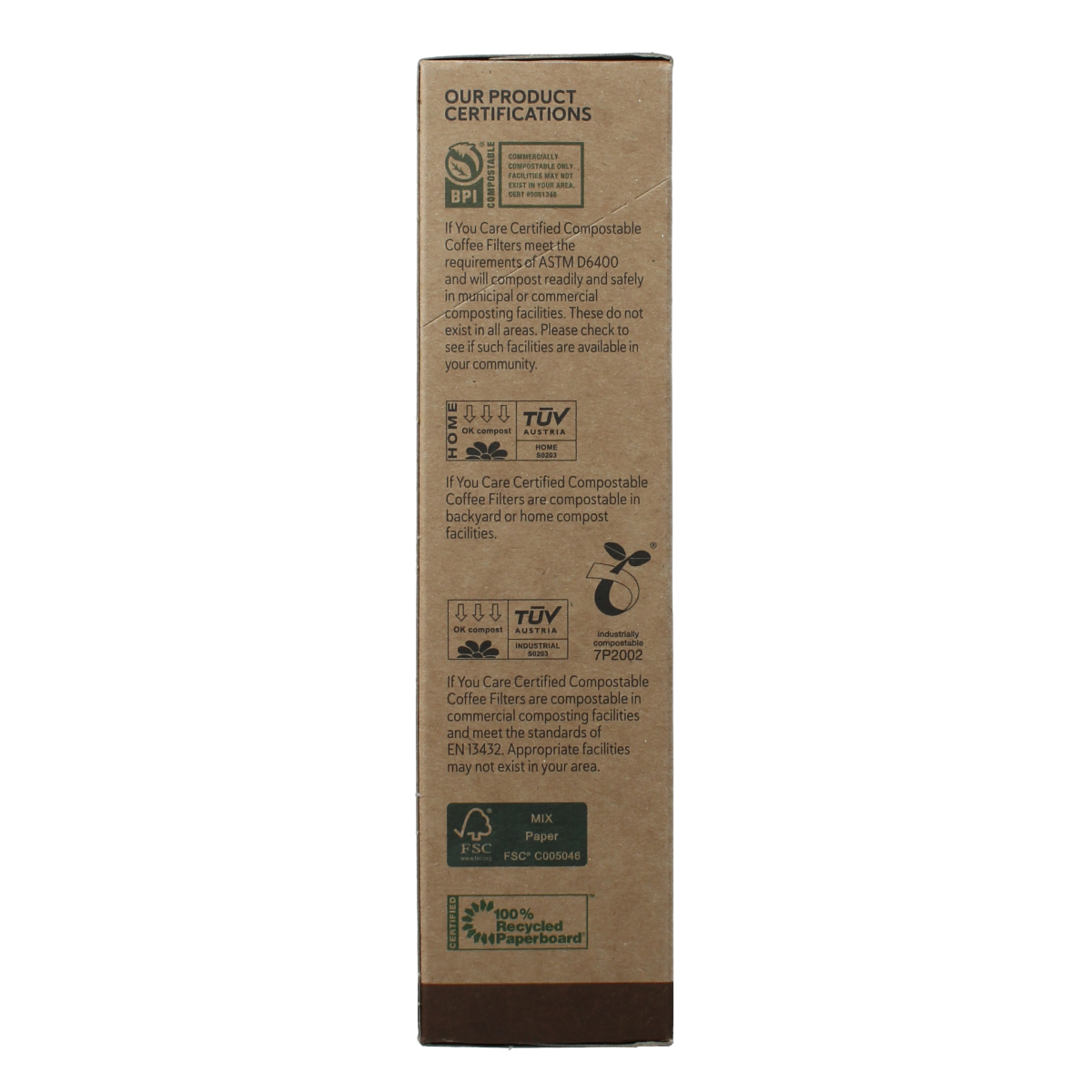 If You Care Koffiefilters no. 2 100.00 Stuks