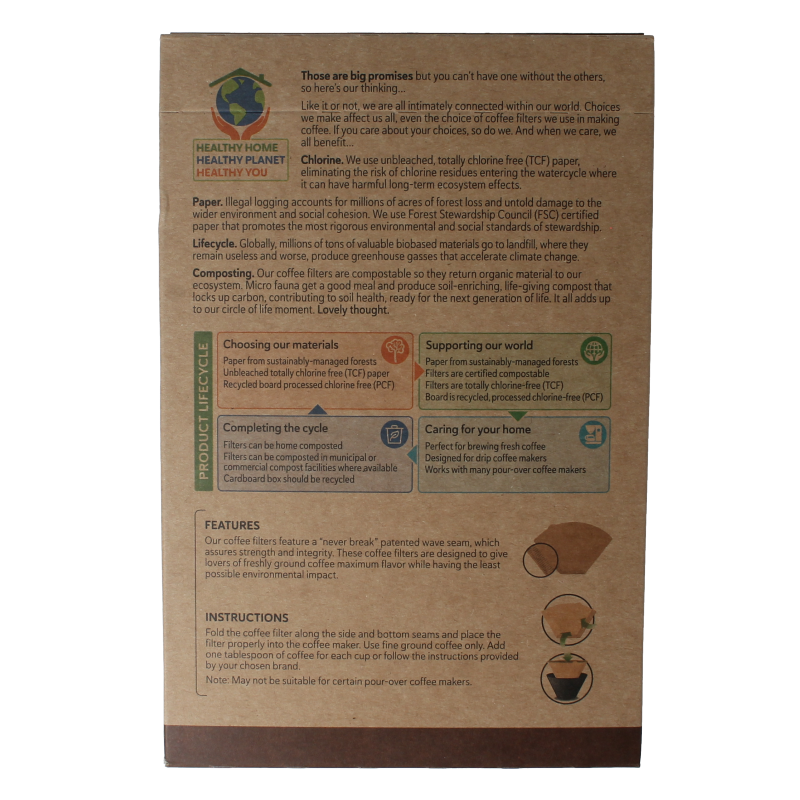 If You Care Koffiefilters no. 4 100 Stuks