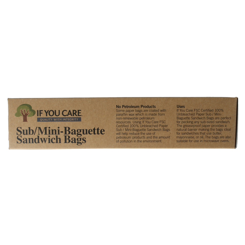 If You Care Mini baguette & sandwich bags 30 Stuks