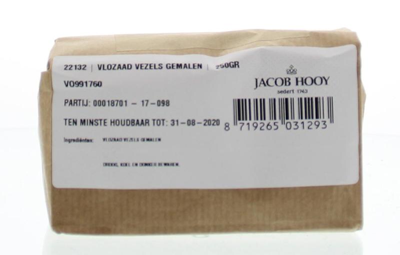 Jacob Hooy Vlozaad vezels gemalen 250 Gram