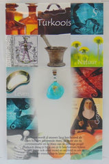 Steengoed Hanger gezondheidssteen turkoois  1 Stuks