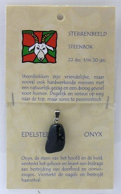 Steengoed Sterrenbeeldsteen hanger steenbok 1 Stuks