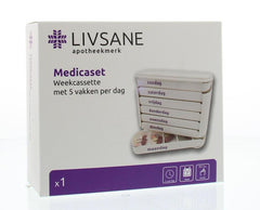 Blockland Medicaset medicijnbox wit 5V braille 1.00 Stuks