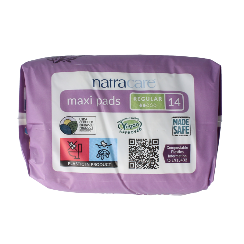 Natracare Maandverband normaal 14 Stuks