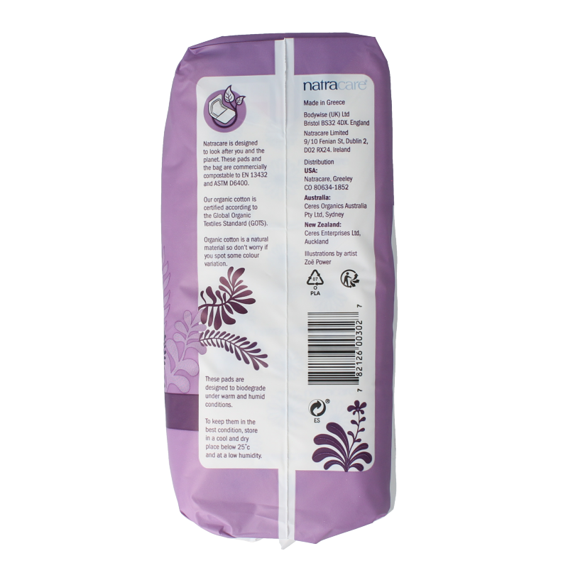 Natracare Maandverband normaal 14 Stuks