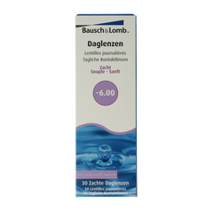 Bausch & Lomb Daglenzen -6.00 30.00 Stuks