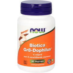 NOW Biotica Gr8-dophilus 60.00 Vegetarische capsules