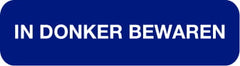 Blockland Strooketiket in donker bewaren 44 x 11mm 750 Stuks