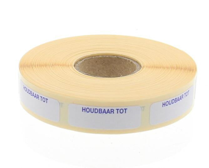 Blockland Strooketiket houdbaar tot 30 x 10mm 1000 Stuks
