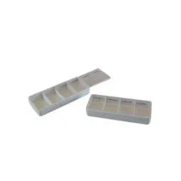 Blockland Tablettendoosje transparant 4 vaks 108 x 45 x 16mm 1 Stuks