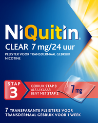 Niquitin Stap 3 7mg 7.00 Stuks