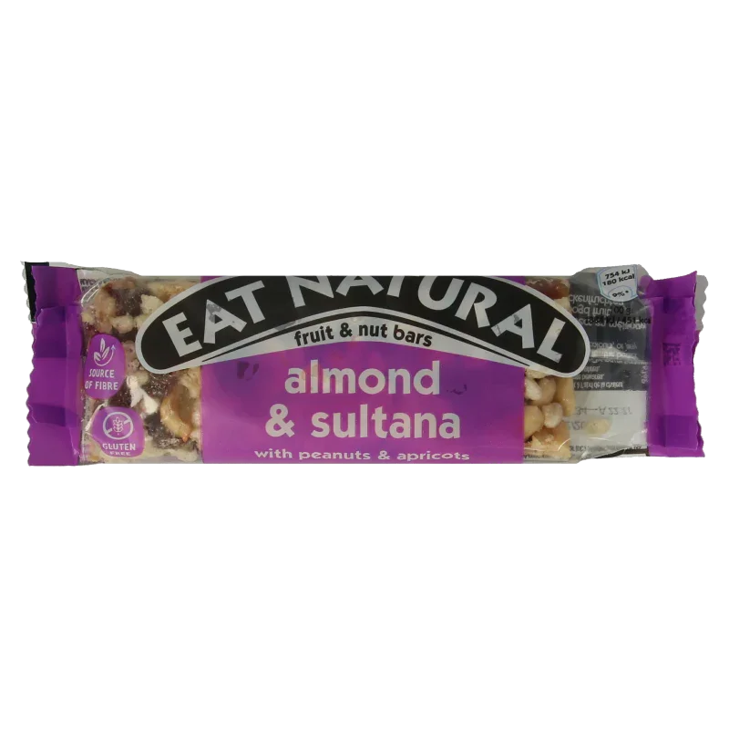 Eat Natural Amandel & sultana met pinda en abrikoos 40 Gram