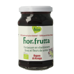 Fiordifrutta Vlierbloesem & vlierbesjam bio 250.00 Gram