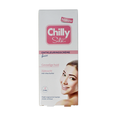 Chilly Silx Ontkleuringscreme gezicht  75 Milliliter
