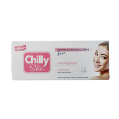 Chilly Silx Ontkleuringscreme gezicht  75 Milliliter