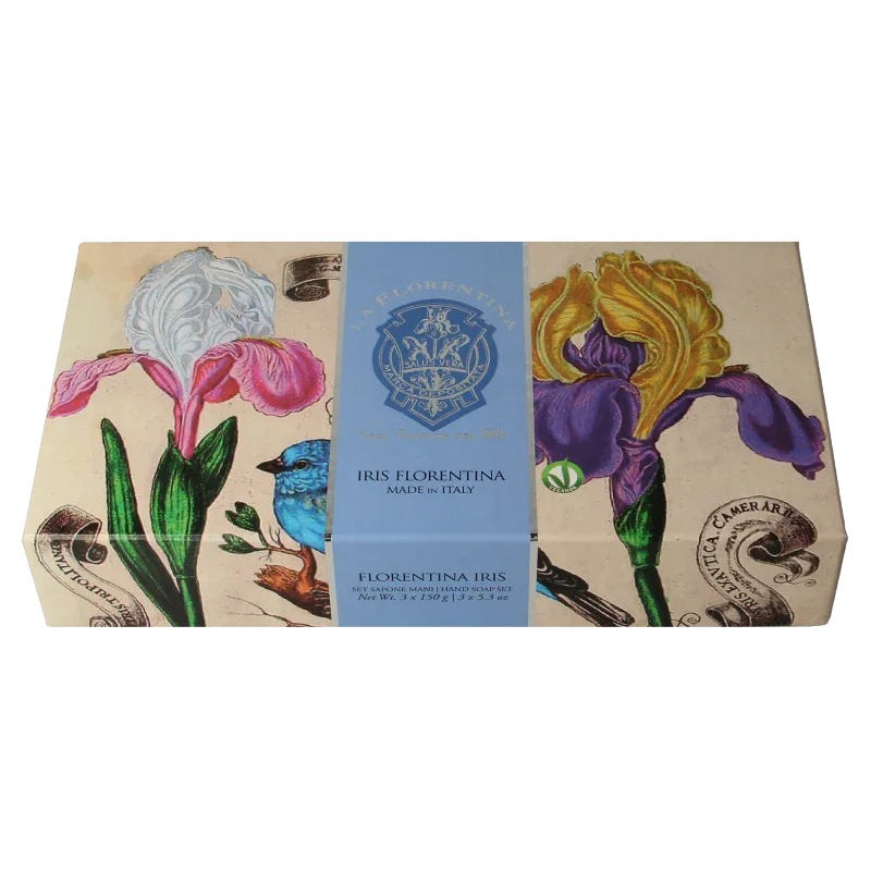 La Florentina Zeep iris 3 Stuks