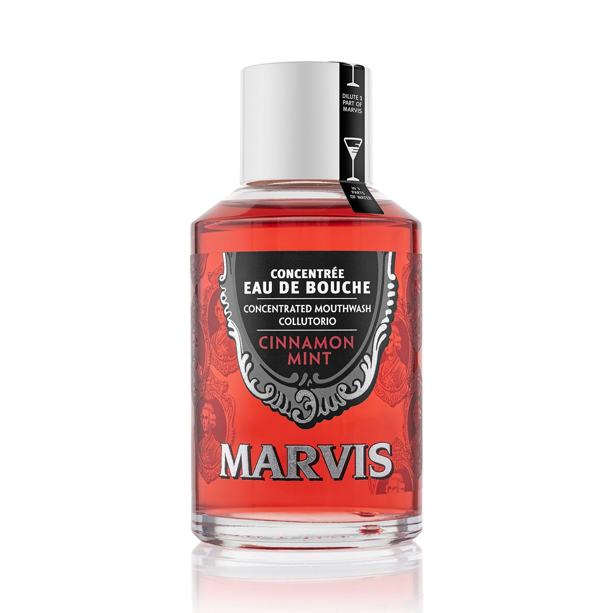 Marvis Concentrated mouthwash cinnamon mint 120.00 Milliliter