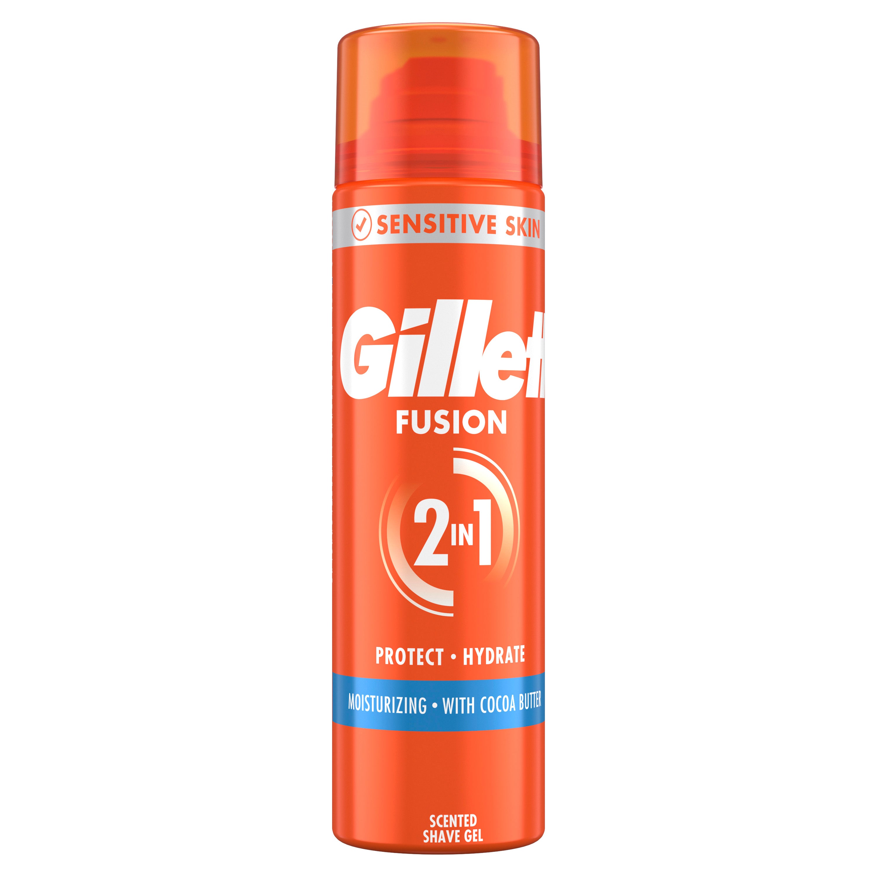 Gillette Gillette Fusion Scheergel Moisturize 200ML 200.00 Milliliter