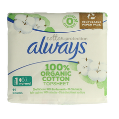 Always Maandverband cotton protection normal 11 Stuks