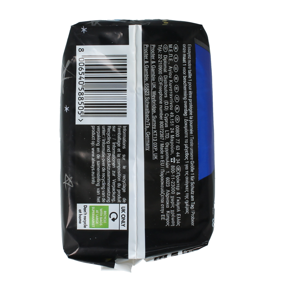 Always Maandverband ultra secure night 8.00 Stuks