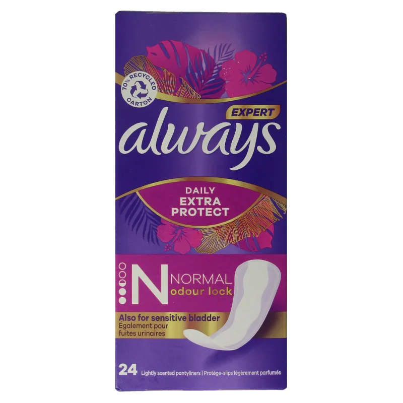 Always Dailies extra protect normaal 24 Stuks