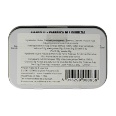 Amarelli Laurierdrop blikje pepermunt wit 50 Gram