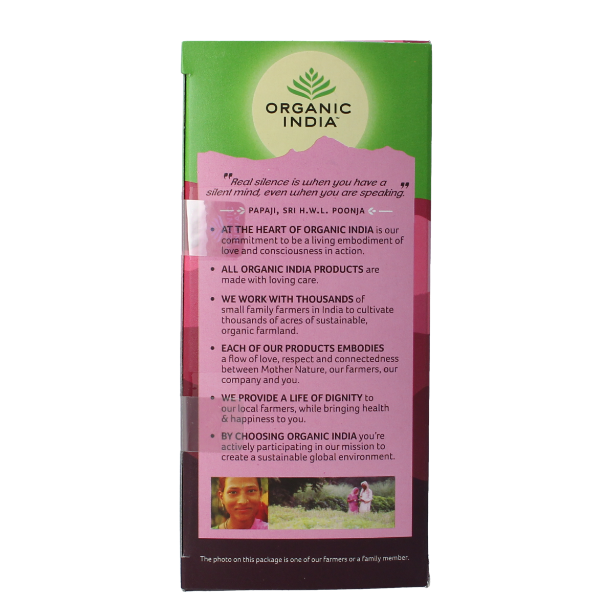 Organic India Tulsi sweet rose thee bio 25.00 Stuks