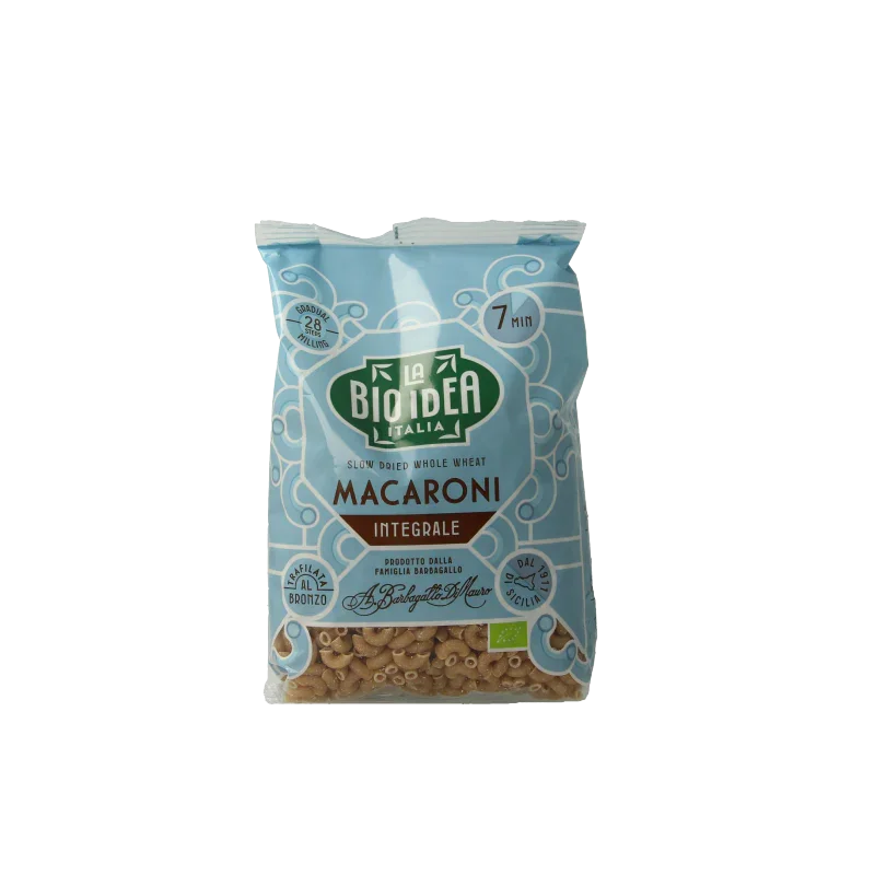 Bioidea Macaroni volkoren elleboogjes bio 500 Gram