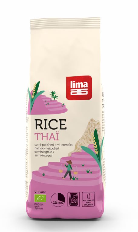 Lima Rijst thai halfvol bio 500 Gram