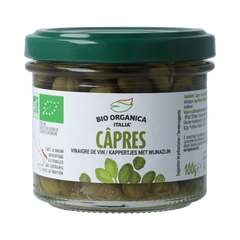 Bio Organica  Kappertjes in azijn bio 100.00 Gram