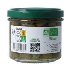 Bio Organica  Kappertjes in azijn bio 100.00 Gram