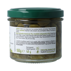 Bio Organica  Kappertjes in azijn bio 100.00 Gram
