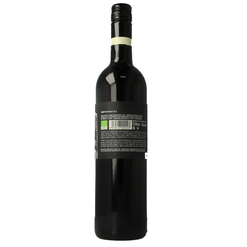Mont Albano Primitivo puglia bio 750 Milliliter