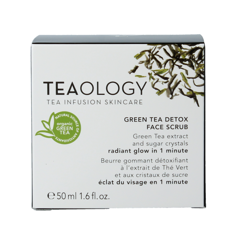 Teaology Green tea detox face scrub 50 Milliliter