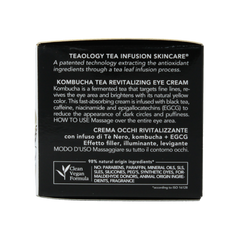 Teaology Kombucha tea revitalizing eye cream 15 Milliliter