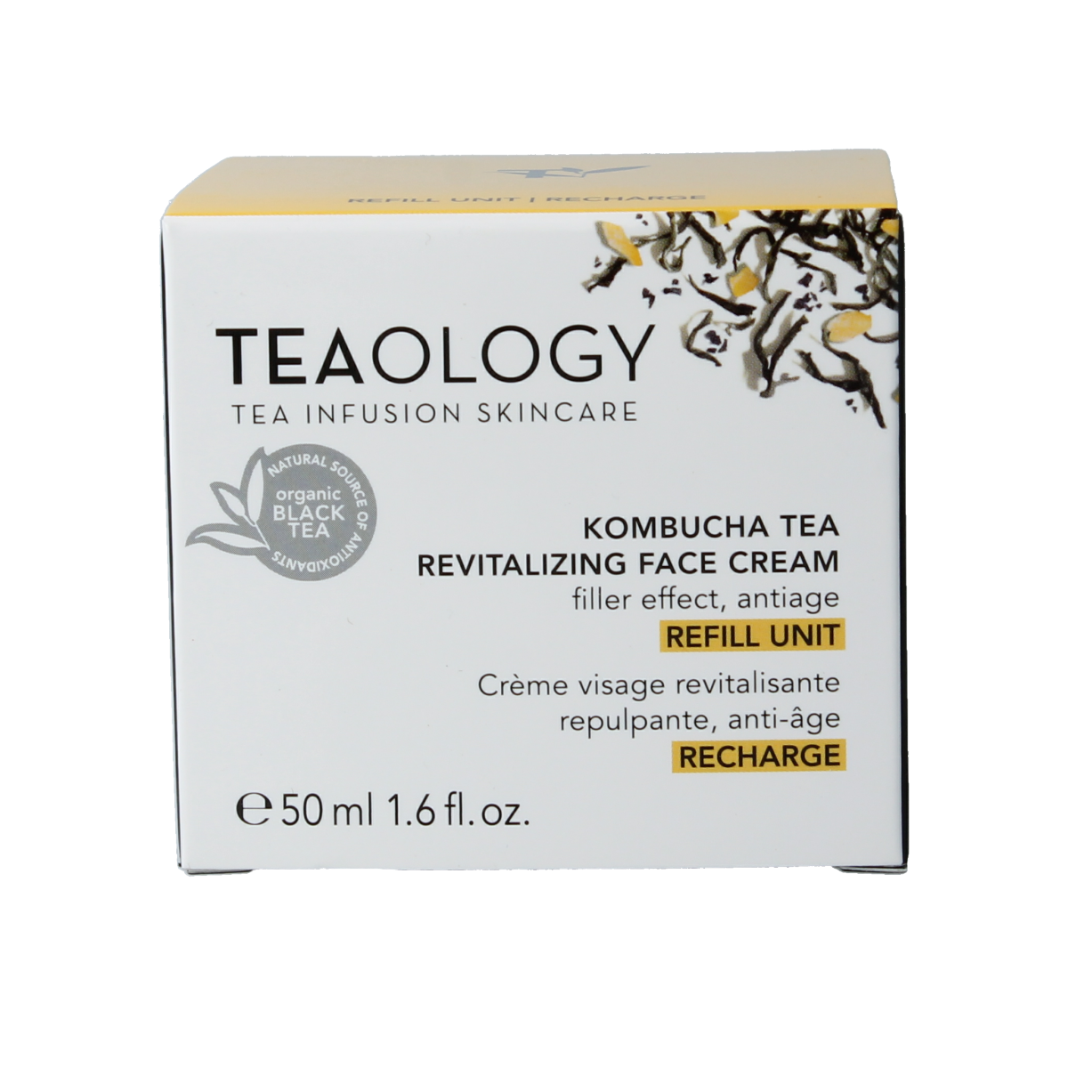 Teaology Kombucha tea revitalizing face cream navul 50.00 Milliliter