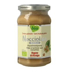 Nocciolata Witte hazelnootpasta bio 250.00 Gram