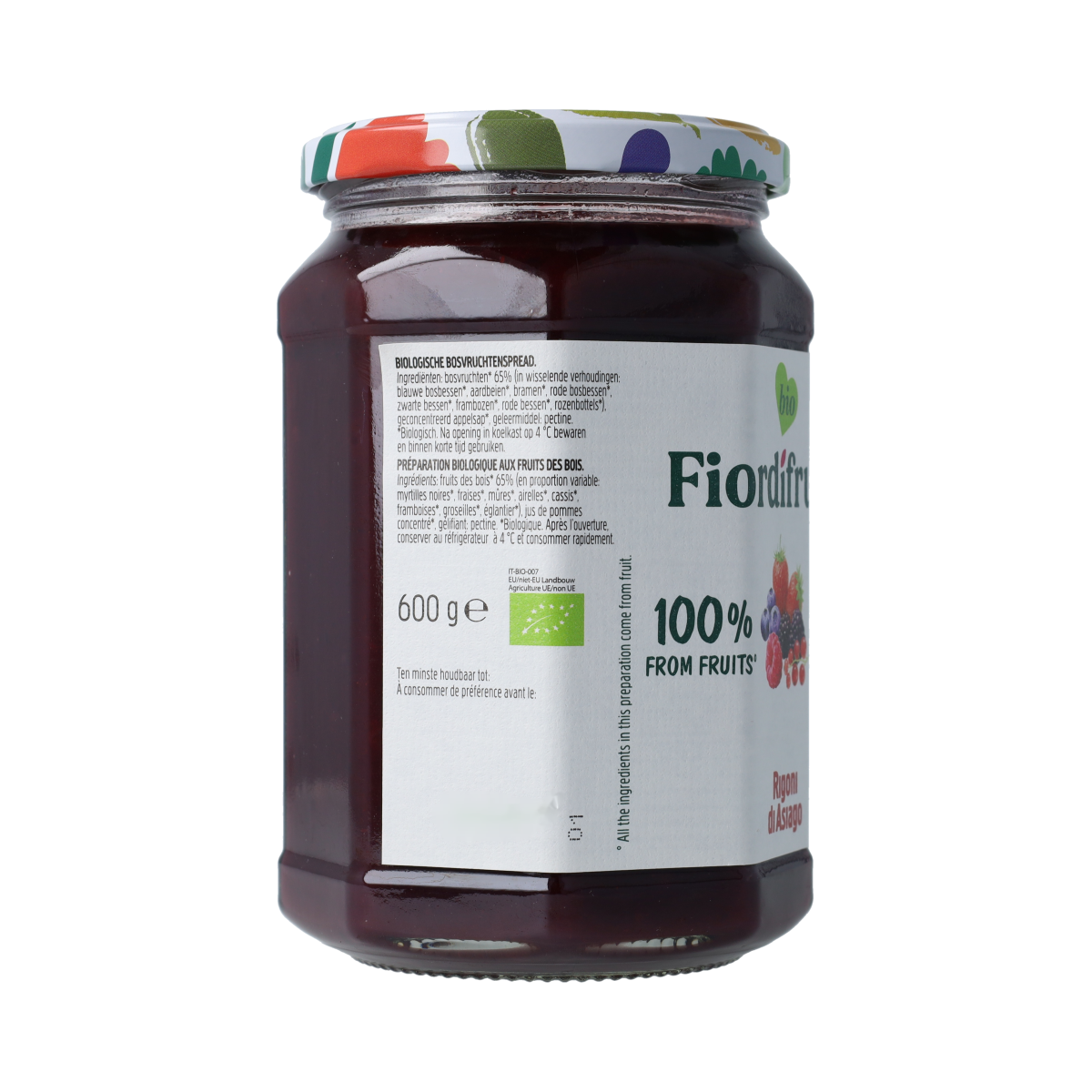 Fiordifrutta Bosvruchtenjam bio 600.00 Gram