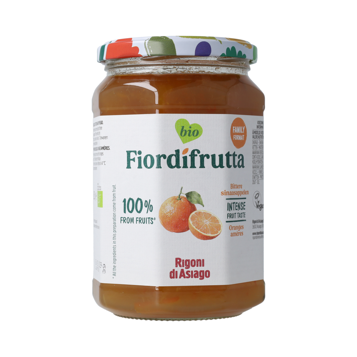 Fiordifrutta Sinaasappeljam bio 620.00 Gram