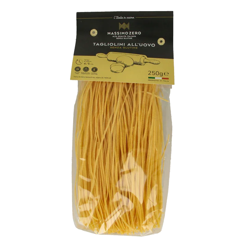 Massimo Zero	 Tagliolini eierpasta glutenvrij 250 Gram