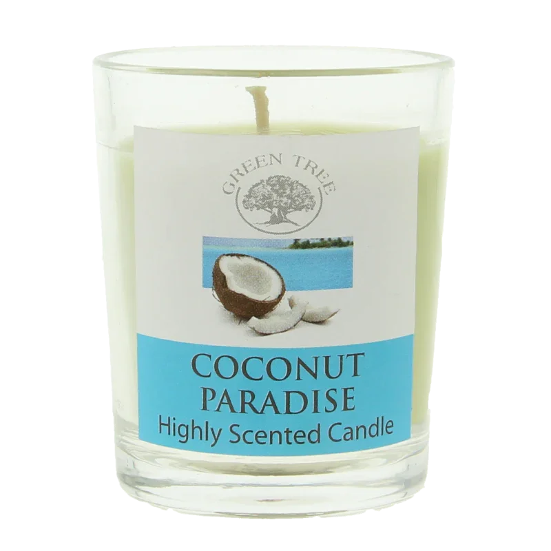 Green Tree Geurkaars votives coco paradise 55 Gram
