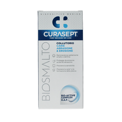 Curasept Biosmalto mondspoeling caries erosie en slijtage 300.00 Milliliter