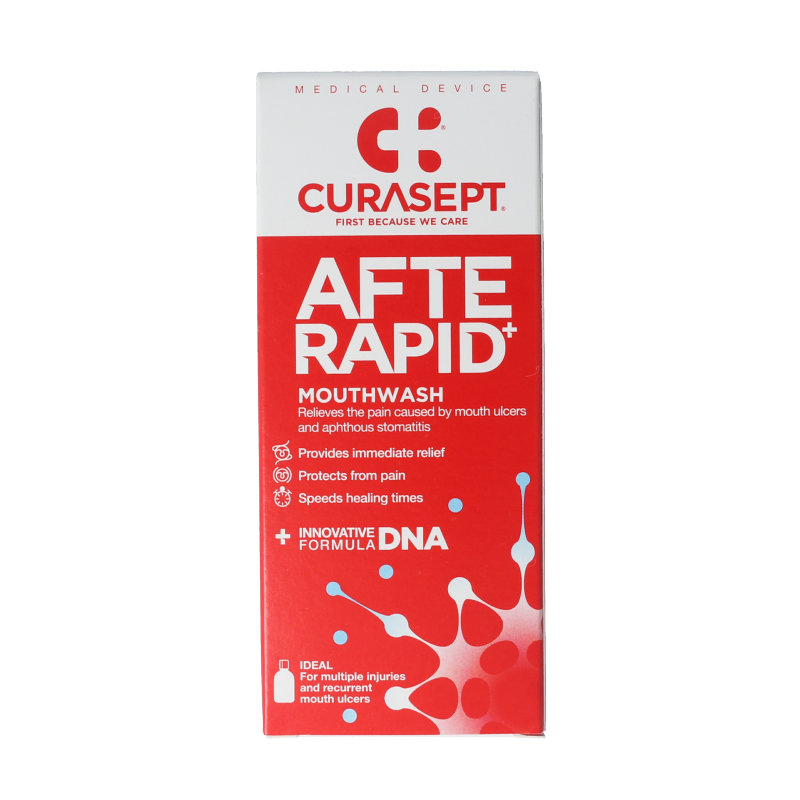 Curasept Afterapid mondwater 125 Milliliter