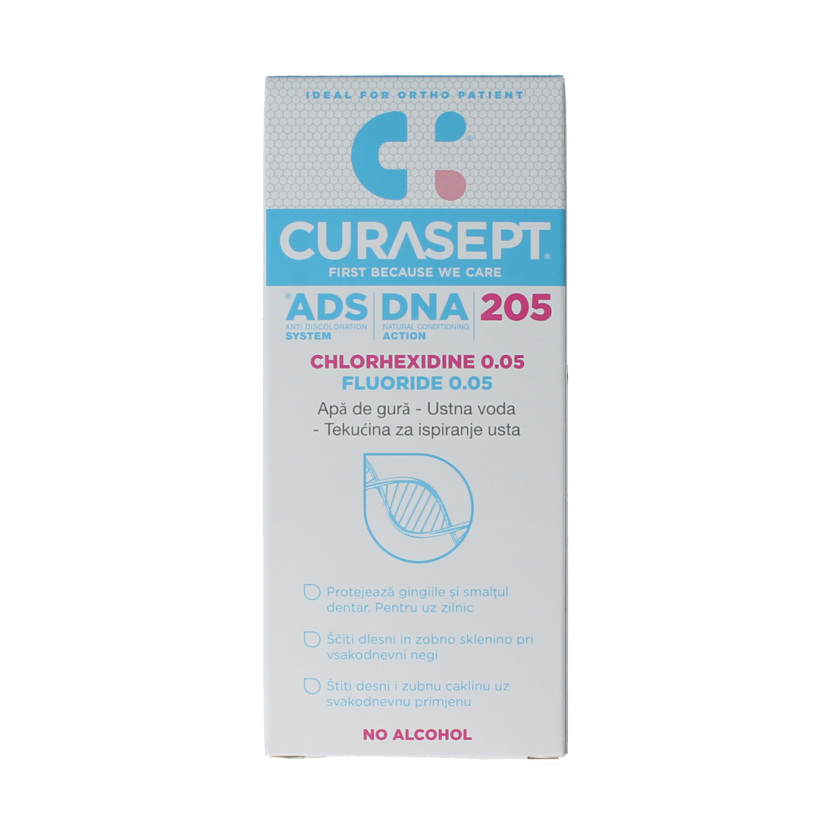 Curasept ADS DNA 205 CHX 0,05% mondspoelmiddel 200.00 Milliliter