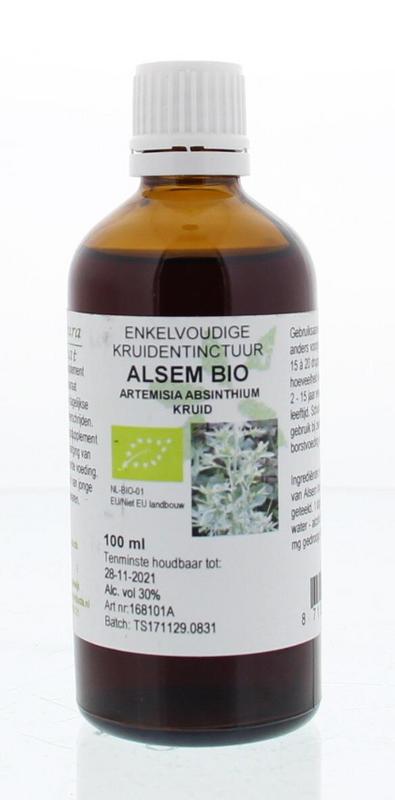 Cruydhof Artemisia absinthium/alsem tinctuur bio 100 Milliliter