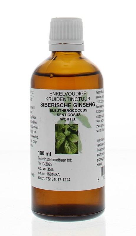 Cruydhof Siberische ginseng wortel 100 Milliliter