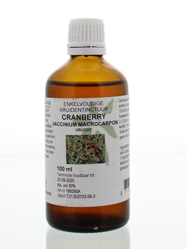 Cruydhof Cranberry vrucht tinctuur 100 Milliliter
