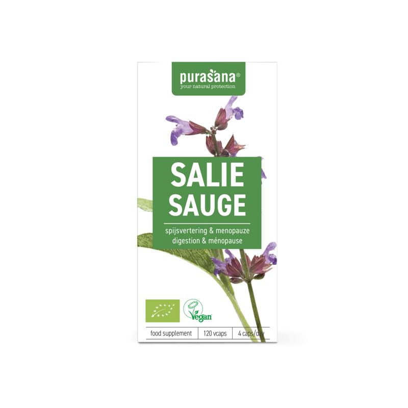 Purasana Salie vegan bio 120.00 Vegetarische capsules
